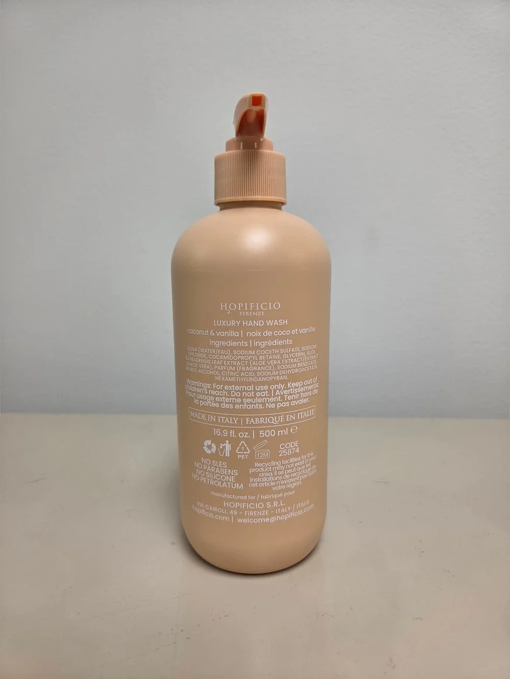 hopificio coconut vanilla